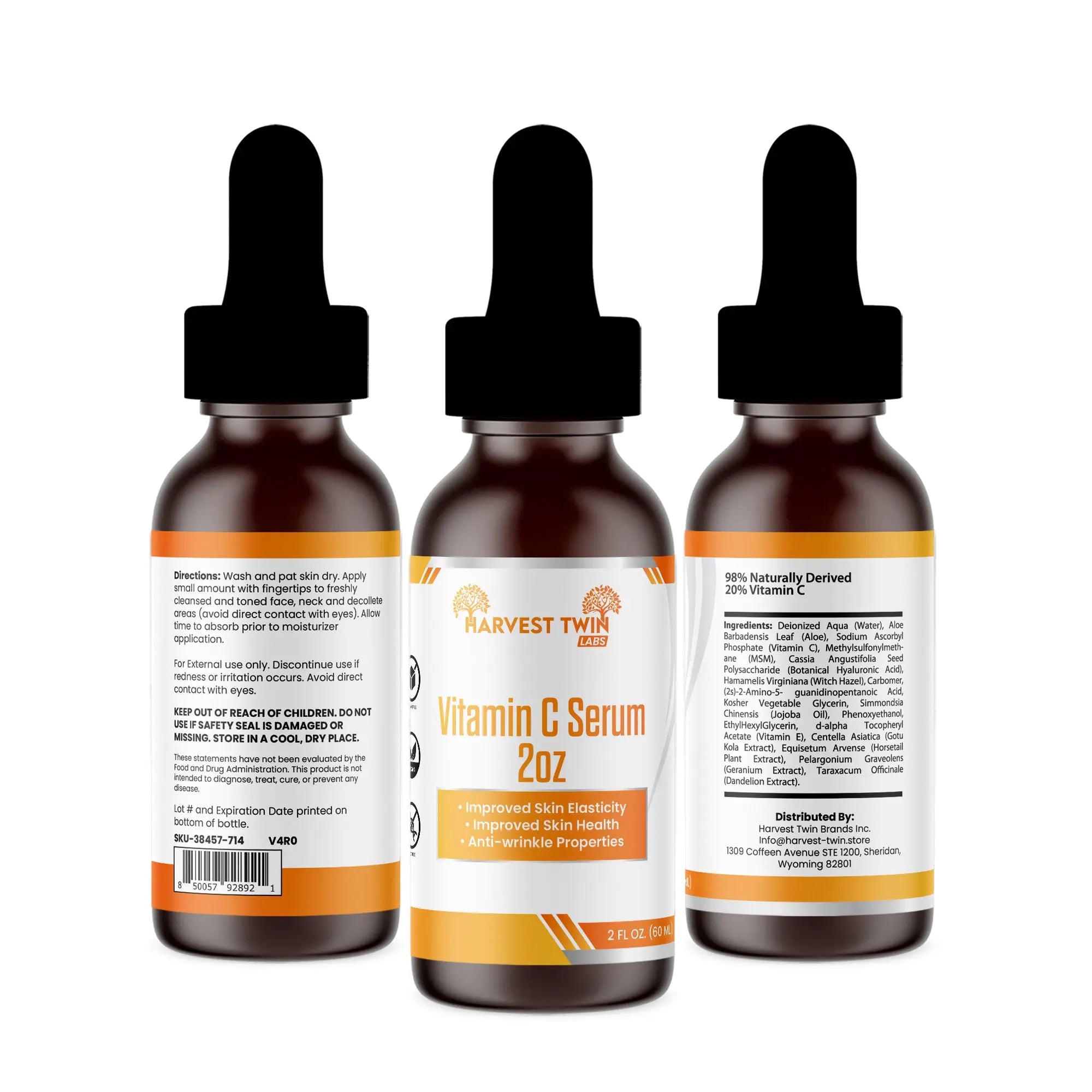 Vitamin C Serum 2oz - Harvest Twin Labs
