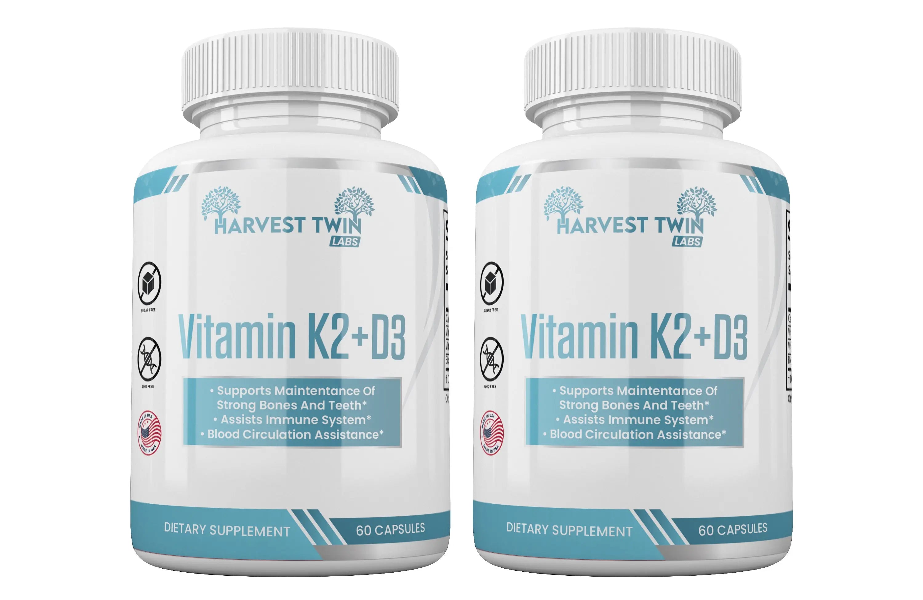 Vitamin K2 D3 - Harvest Twin Labs 2-Pack
