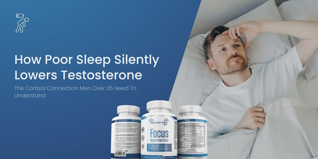 How Poor Sleep Silently Lowers Testosterone: The Cortisol Connection Men Over 35 Need To Understand
