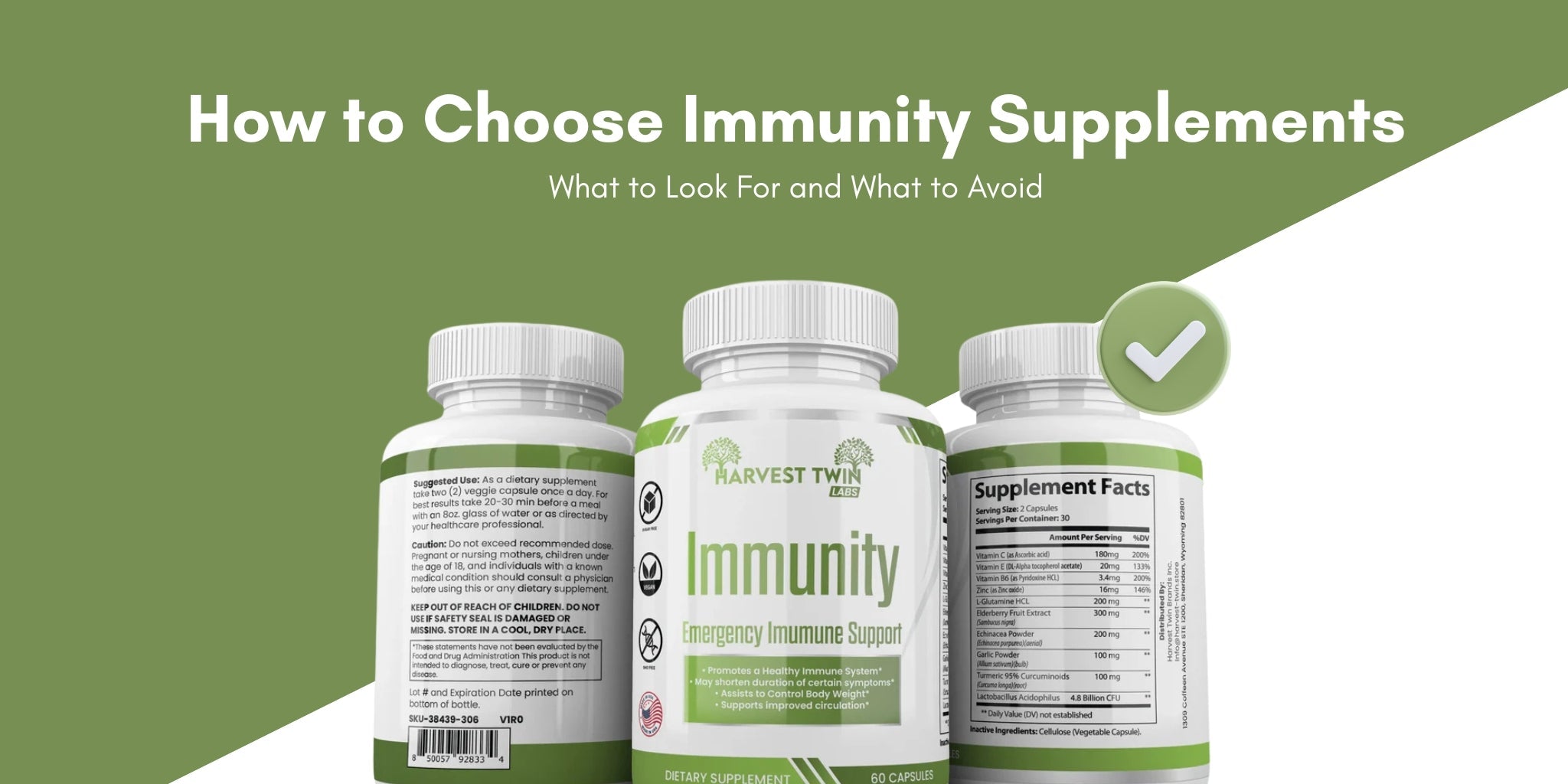 How to Choose Immunity Supplements: What to Look For and What to Avoid
