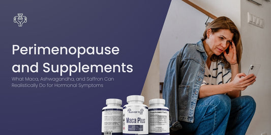 Perimenopause and Supplements: What Maca, Ashwagandha, and Saffron Can Realistically Do for Hormonal Symptoms