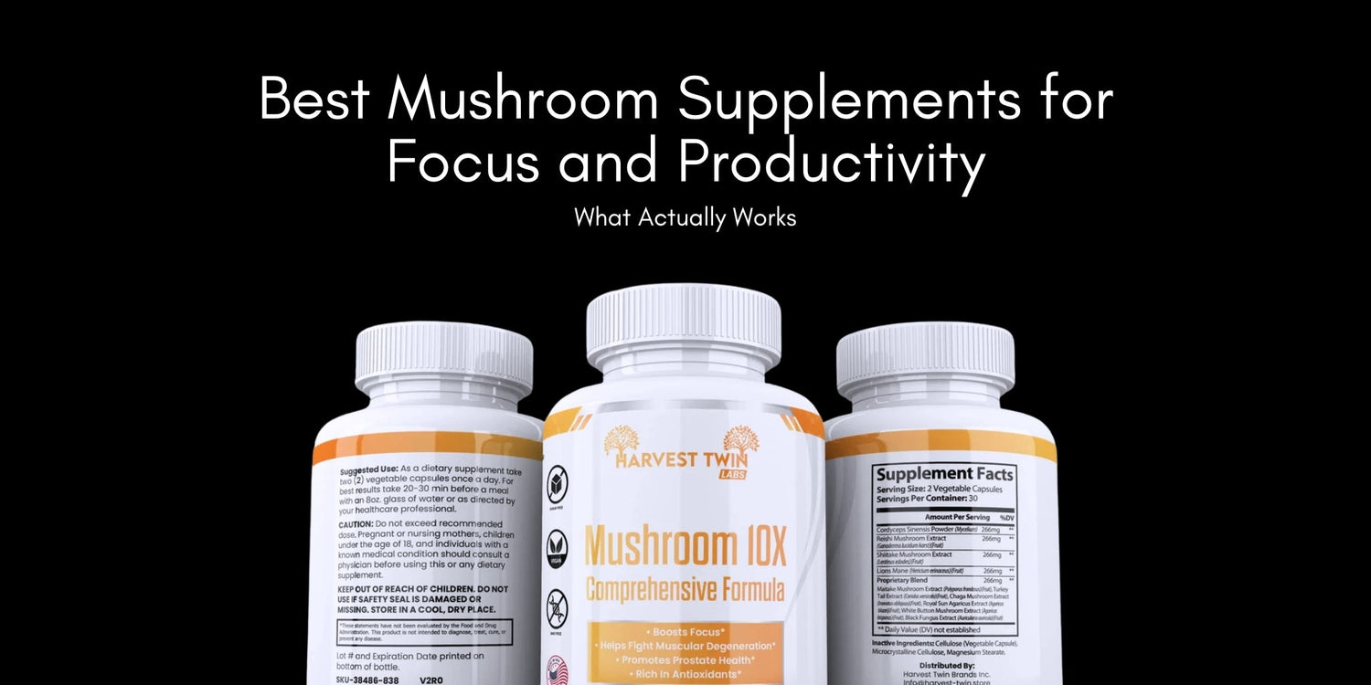 Best Mushroom Supplements for Focus and Productivity: What Actually Works