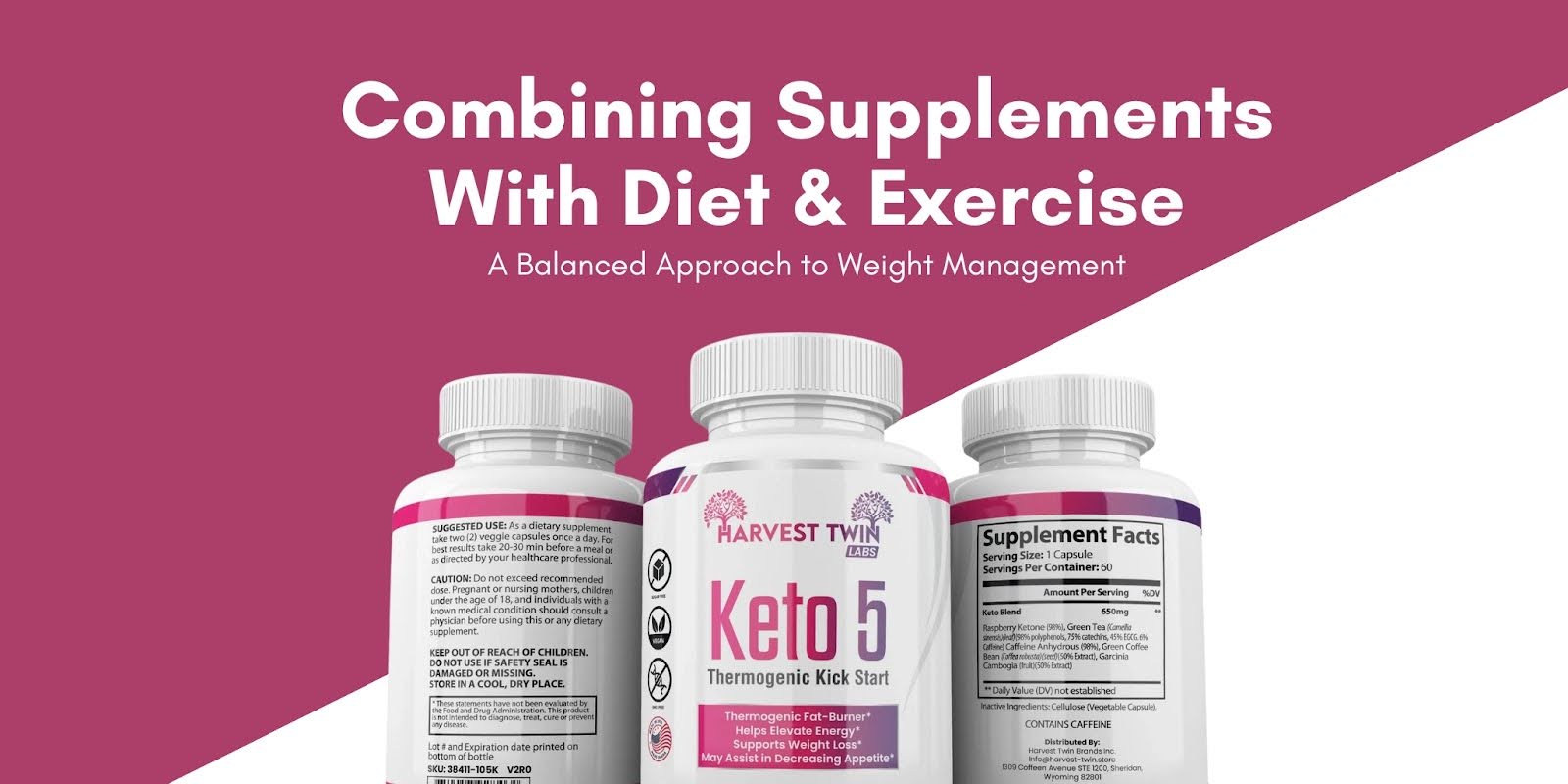 Combining Supplements With Diet & Exercise: A Balanced Approach to Weight Management