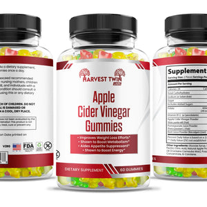 Apple Cider Vinegar Gummies Harvest Twin Labs