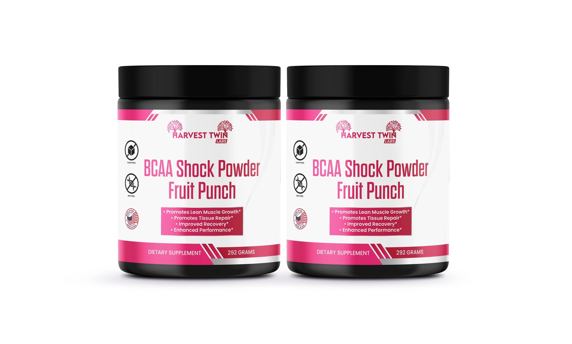 BCAA Shock Powder (Fruit Punch) Harvest Twin Labs 2-Pack