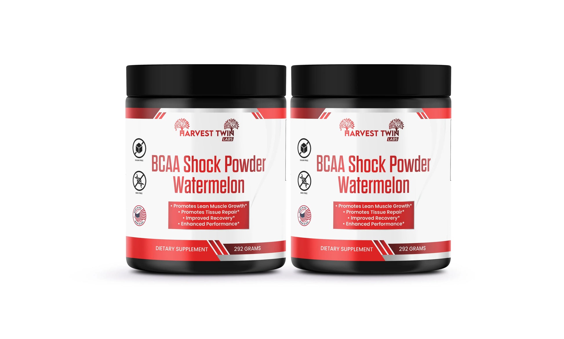 BCAA Shock Powder (Watermelon) Harvest Twin Labs 2-Pack