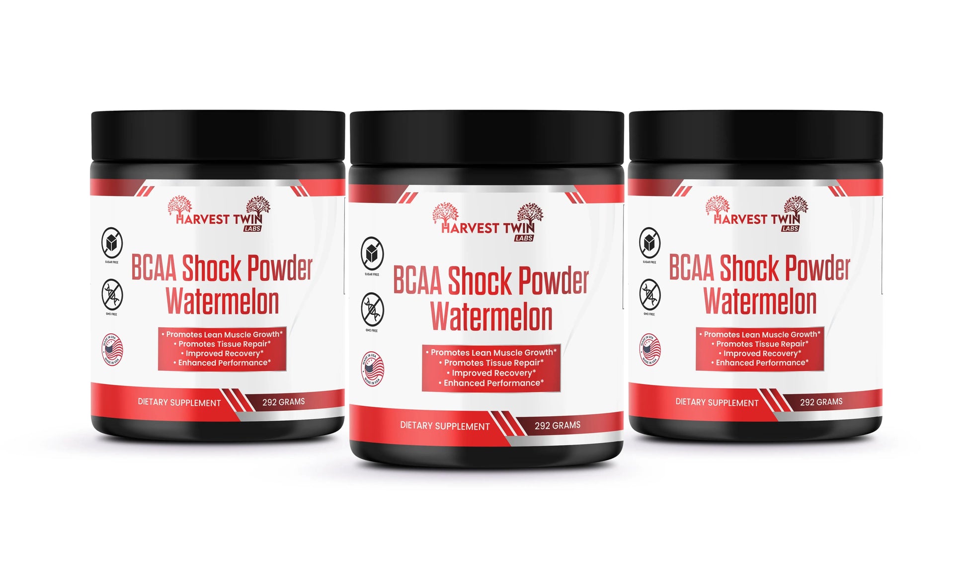 BCAA Shock Powder (Watermelon) Harvest Twin Labs 3-Pack