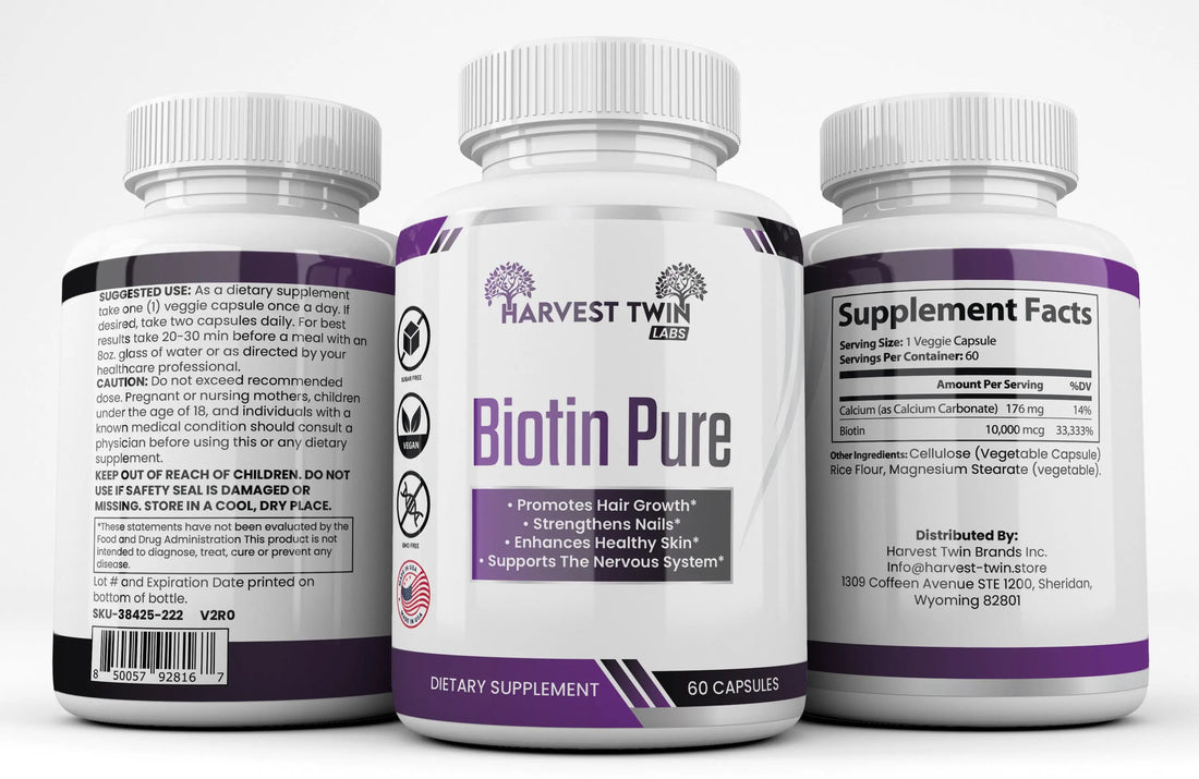 Biotin Pure Harvest Twin Labs