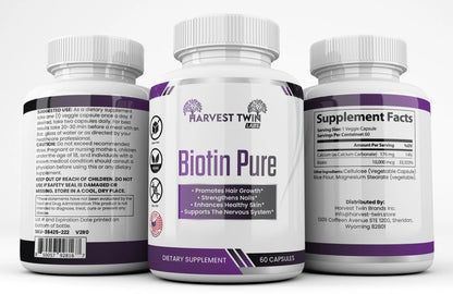 Biotin Pure Harvest Twin Labs