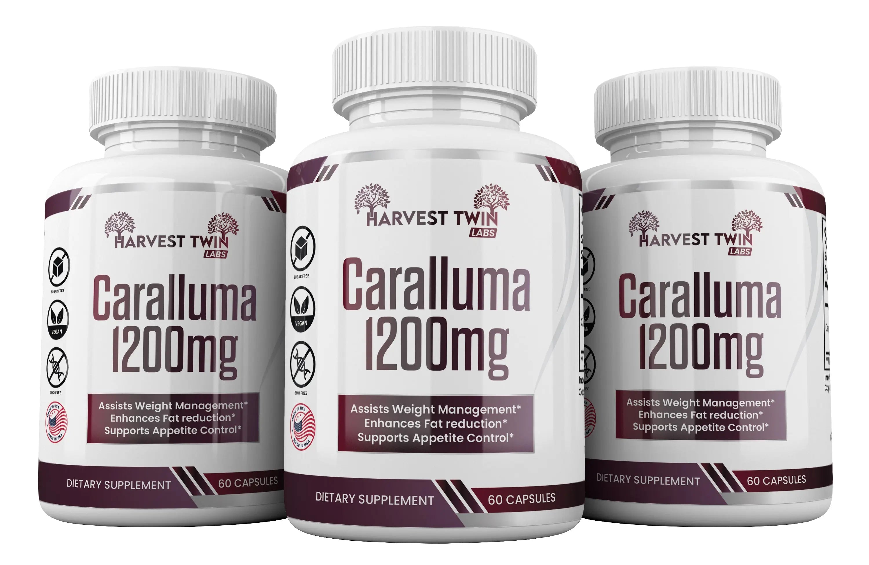 Caralluma - 1200mg Harvest Twin Labs 3-Pack