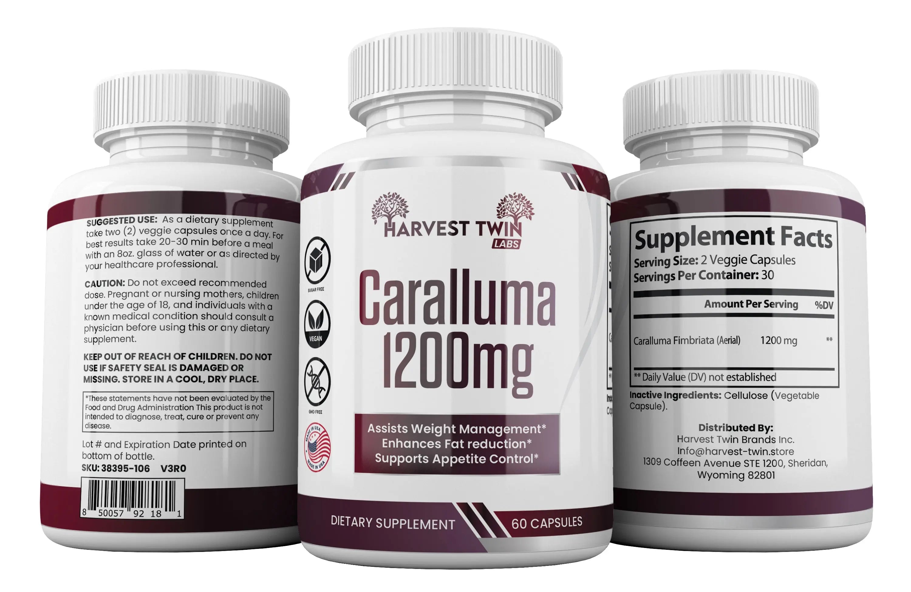 Caralluma - 1200mg Harvest Twin Labs