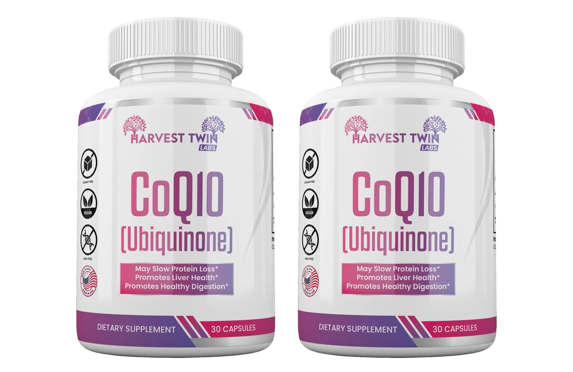 CoQ10 (Ubiquinone) Harvest Twin Labs 2-Pack