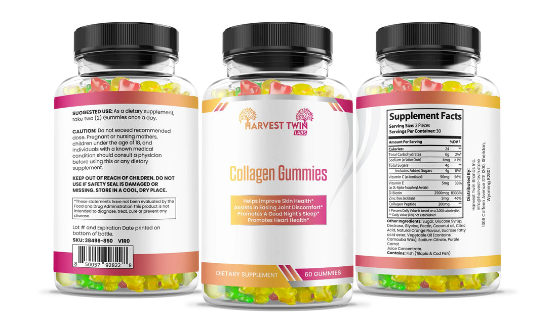 Collagen Gummies Harvest Twin Labs