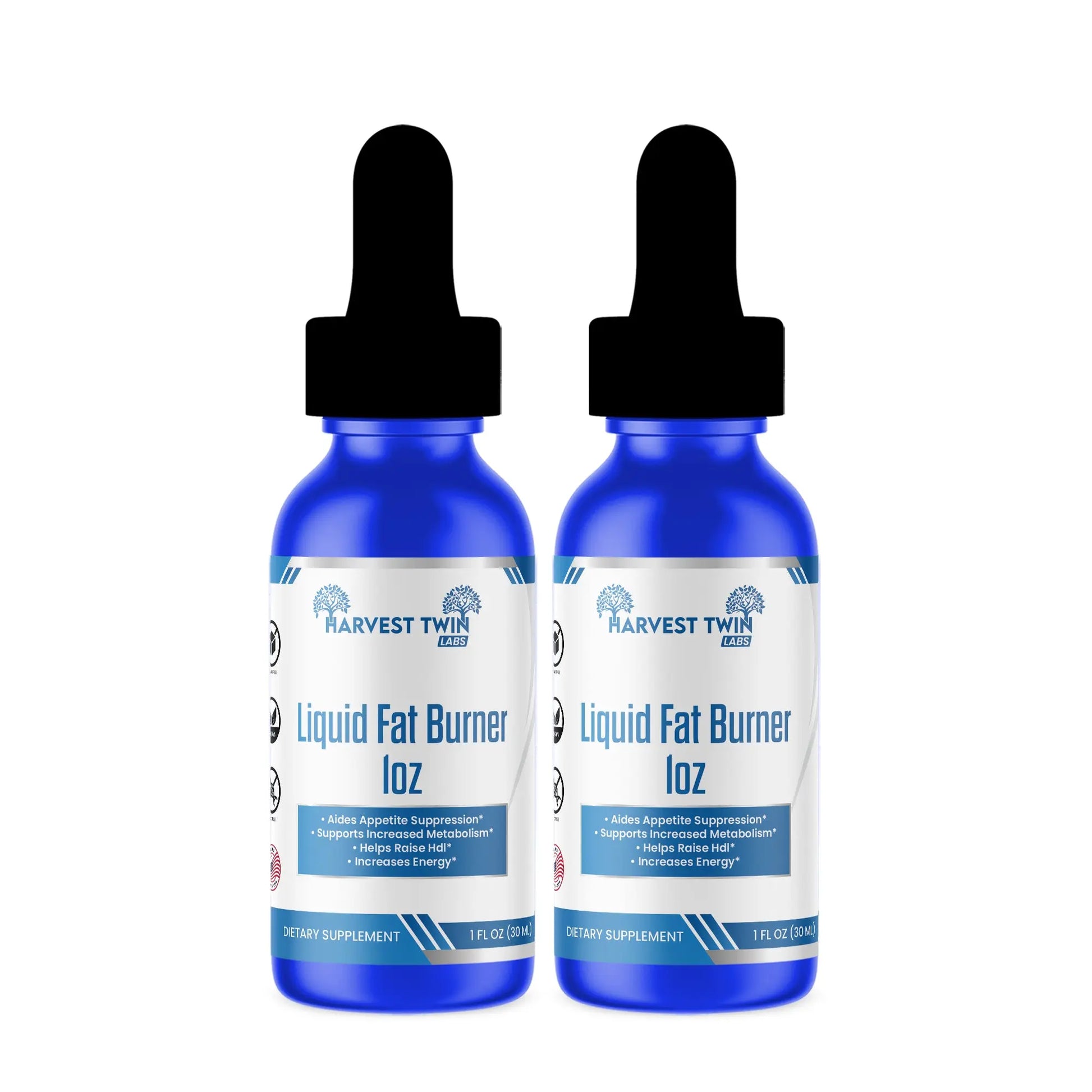 Liquid Fat Burner 1oz Harvest Twin Labs 2-Pack