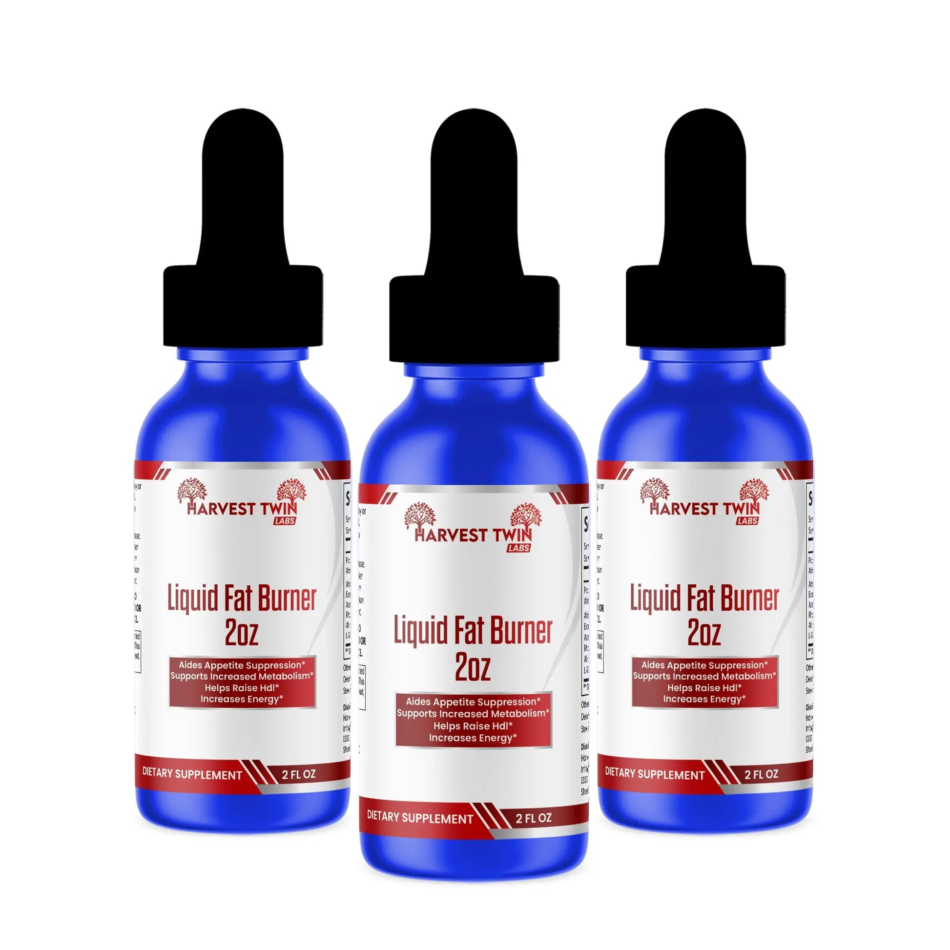 Liquid Fat Burner  2oz Harvest Twin Labs 3-Pack