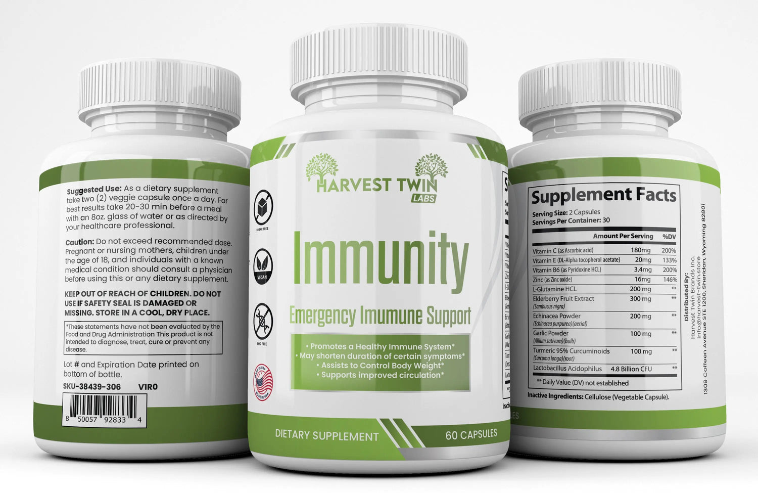 Emergency Immune Support Harvest Twin Labs