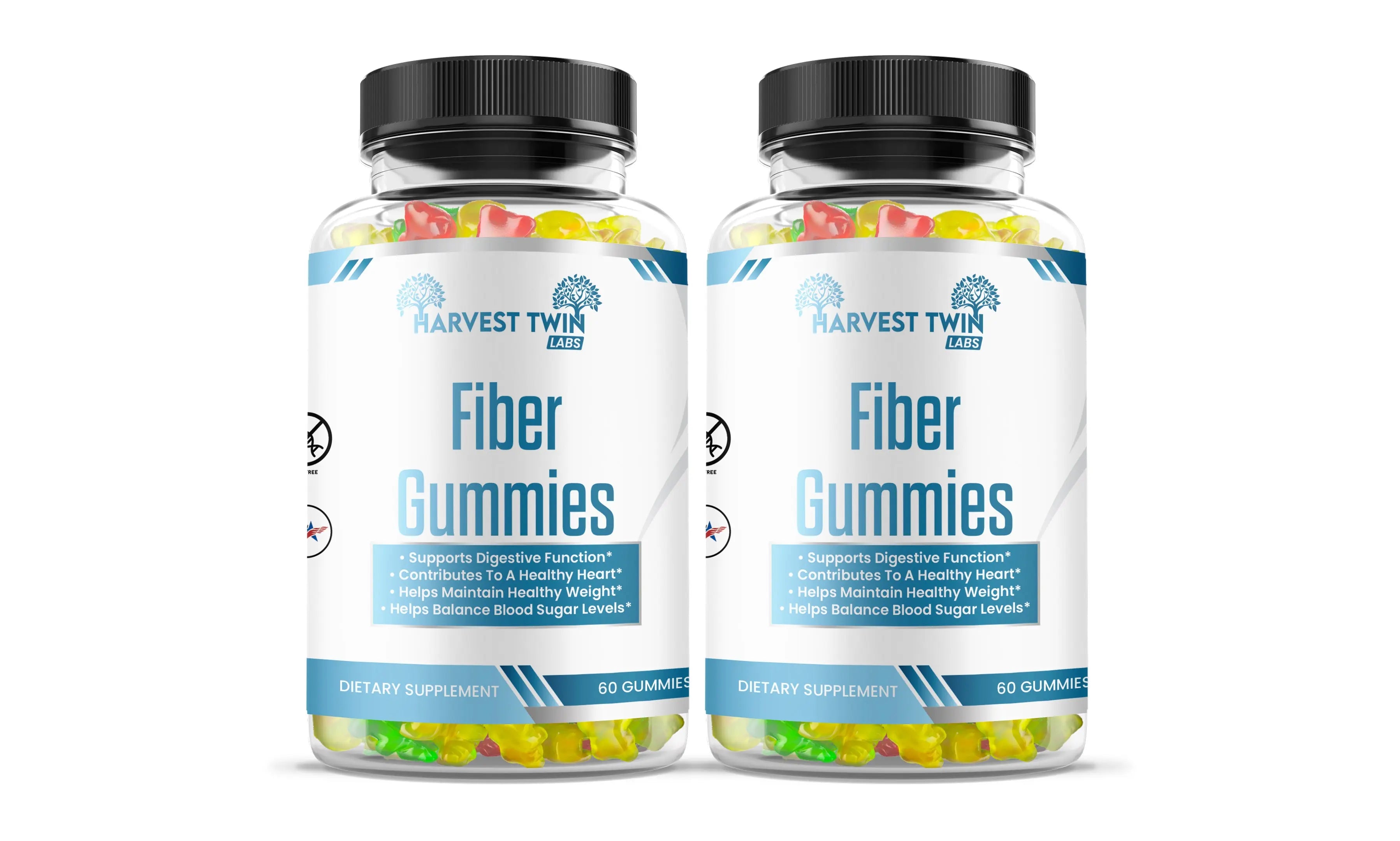 Fiber Gummies Harvest Twin Labs 2-Pack