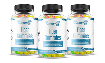 Fiber Gummies Harvest Twin Labs 3-Pack