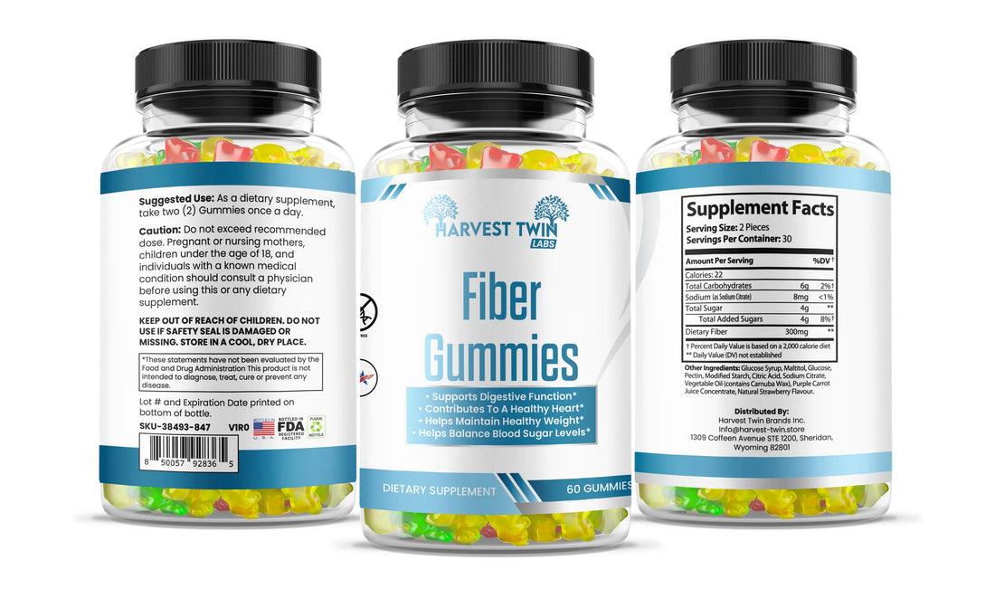 Fiber Gummies Harvest Twin Labs