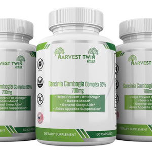 Garcinia Cambogia Complex 95% - 700mg Harvest Twin Labs 3-Pack