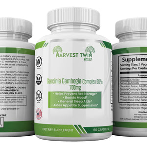 Garcinia Cambogia Complex 95% - 700mg Harvest Twin Labs