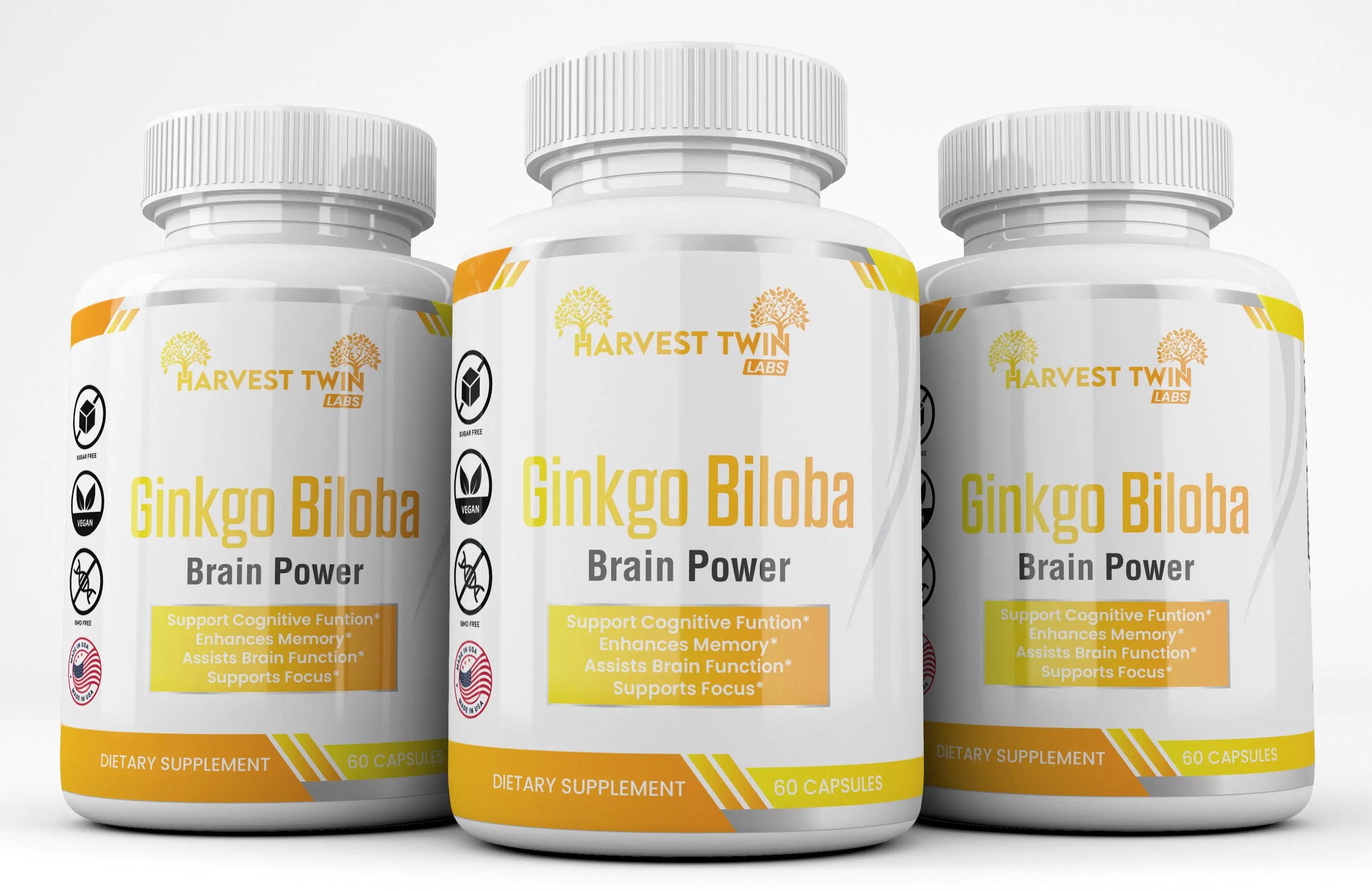 Ginkgo Biloba Harvest Twin Labs 3-Pack