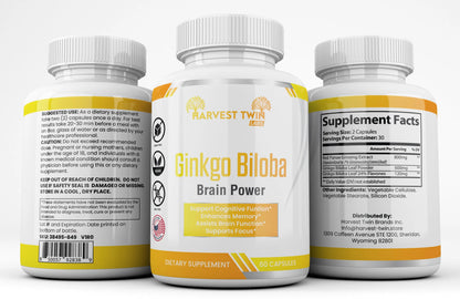 Ginkgo Biloba Harvest Twin Labs