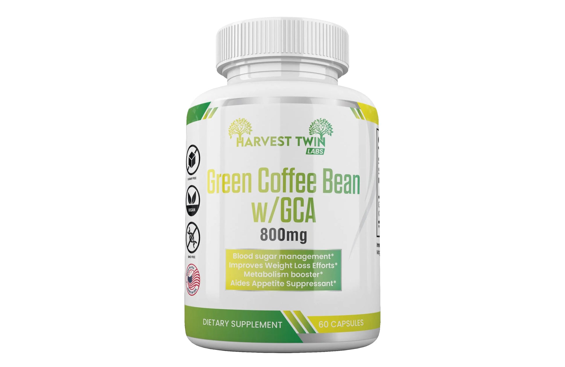 Green Coffee Bean w/GCA - 800mg Harvest Twin Labs 1-Pack