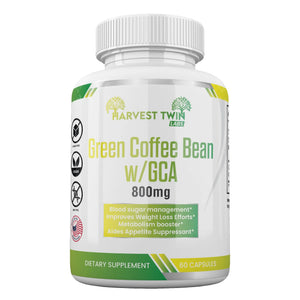 Green Coffee Bean w/GCA - 800mg Harvest Twin Labs 1-Pack