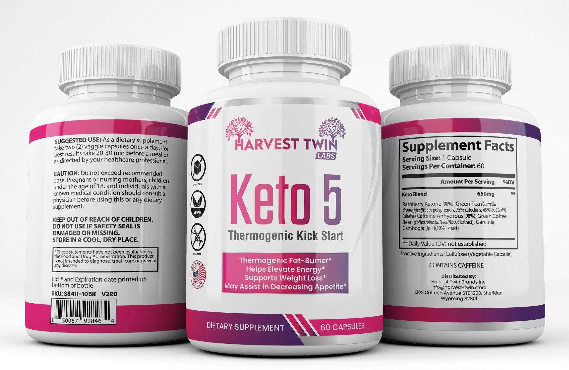 Keto 5 (Best Seller Blend) Harvest Twin Labs