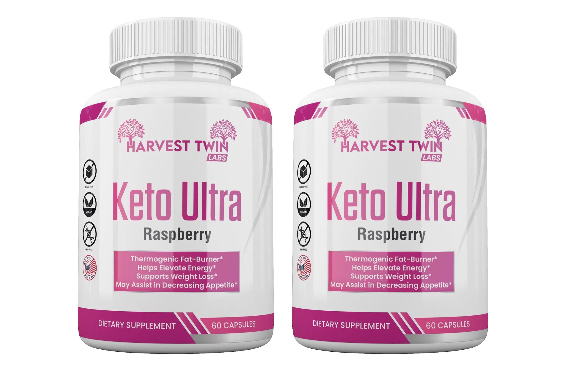 Raspberry Ketone Ultra - 600mg Harvest Twin Labs 2-Pack