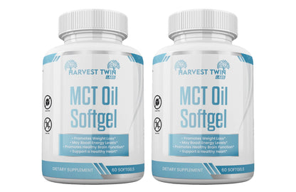 MCT Oil Softgel Harvest Twin Labs 2-Pack