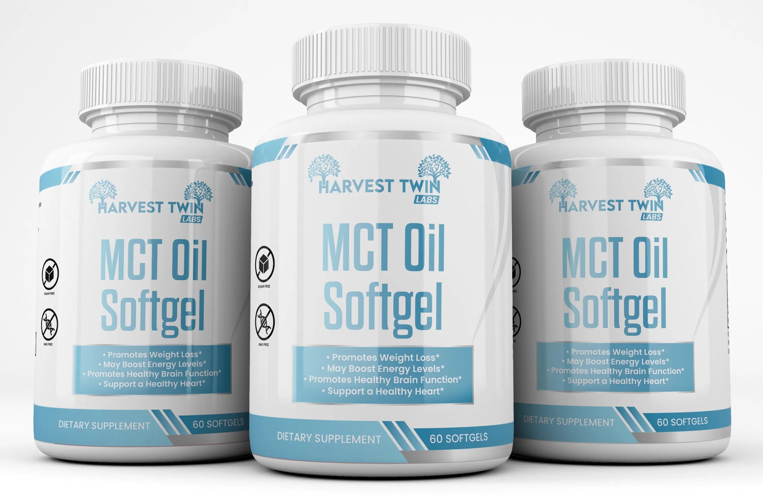 MCT Oil Softgel Harvest Twin Labs 3-Pack