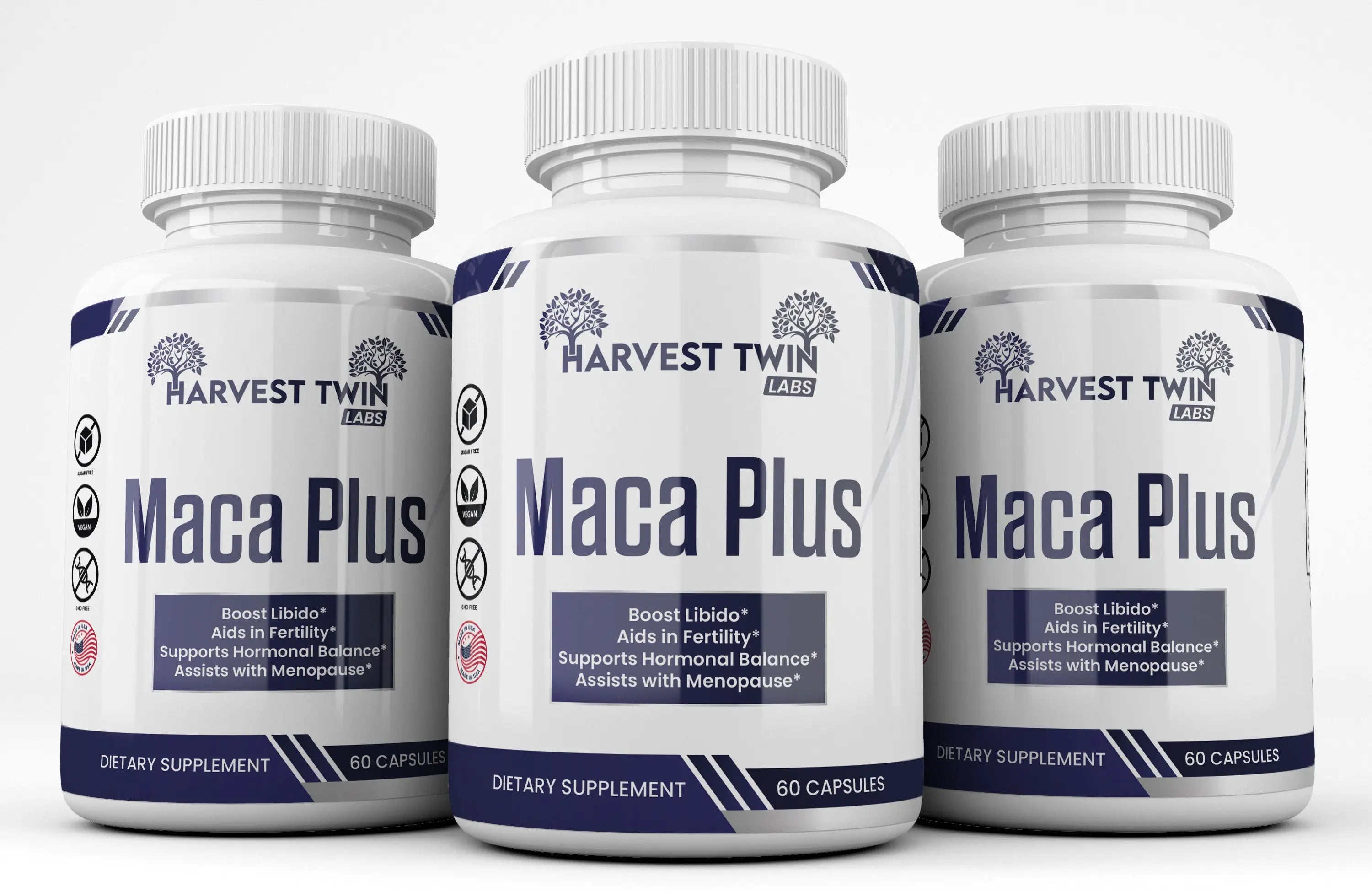 Maca Plus Harvest Twin Labs 3-Pack