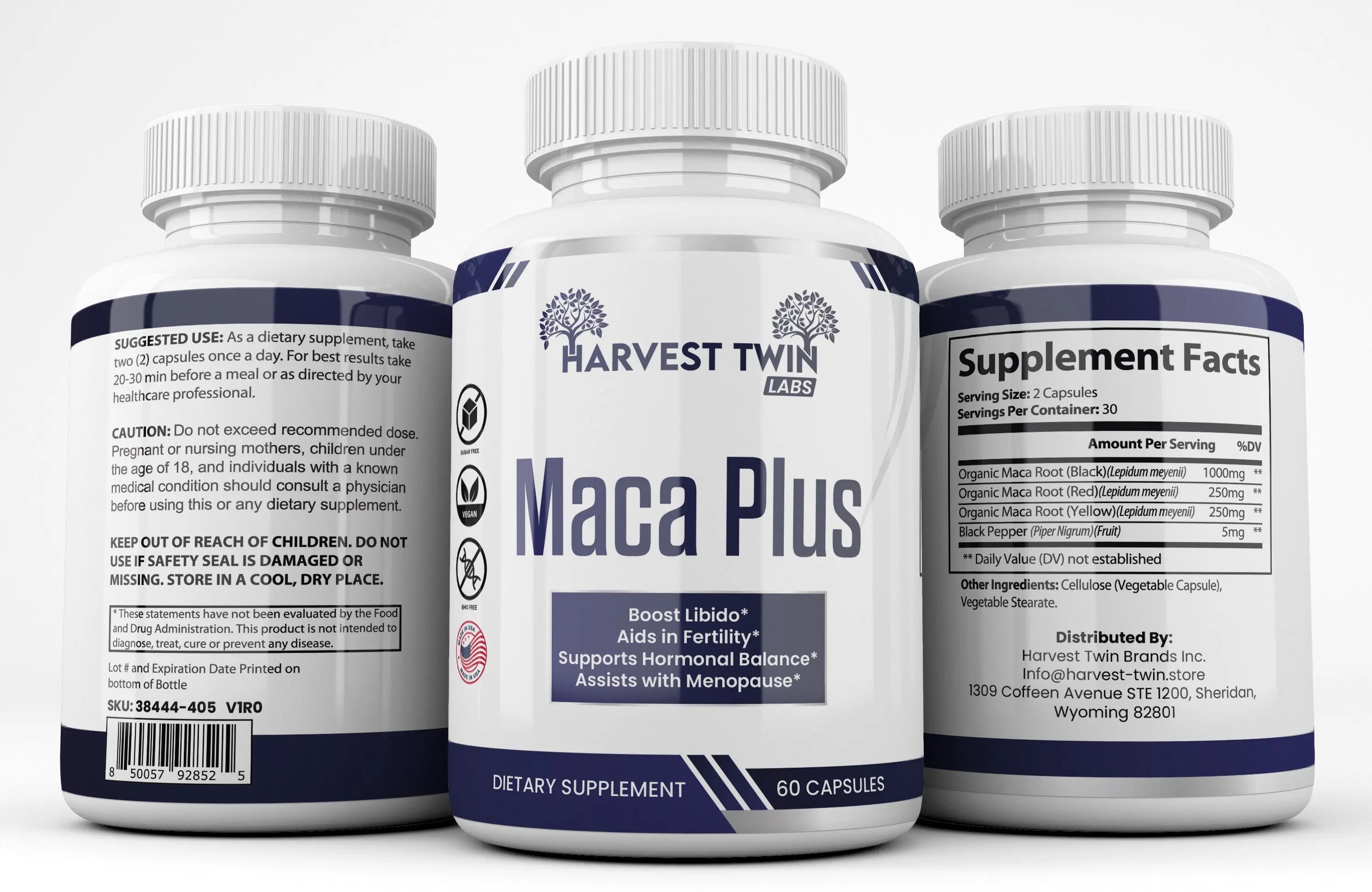 Maca Plus Harvest Twin Labs