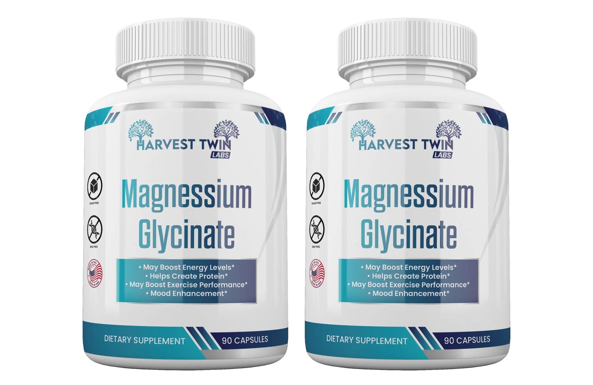 Magnesium Glycinate Harvest Twin Labs 2-Pack