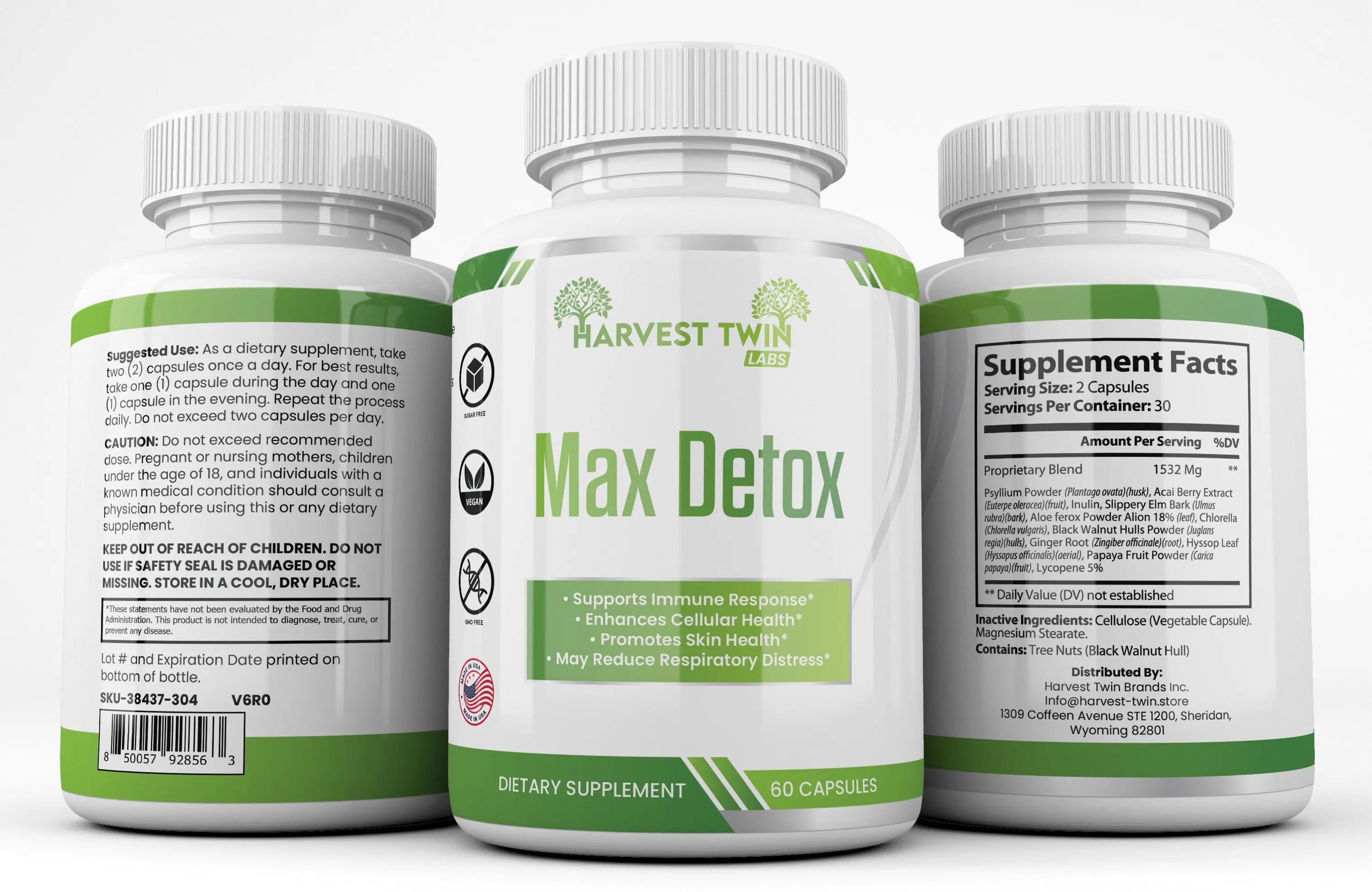 Max Detox Harvest Twin Labs