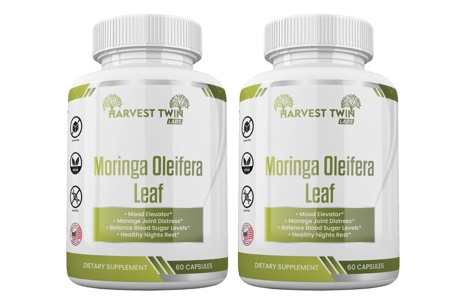 Moringa Oleifera (Leaf) Harvest Twin Labs 2-Pack