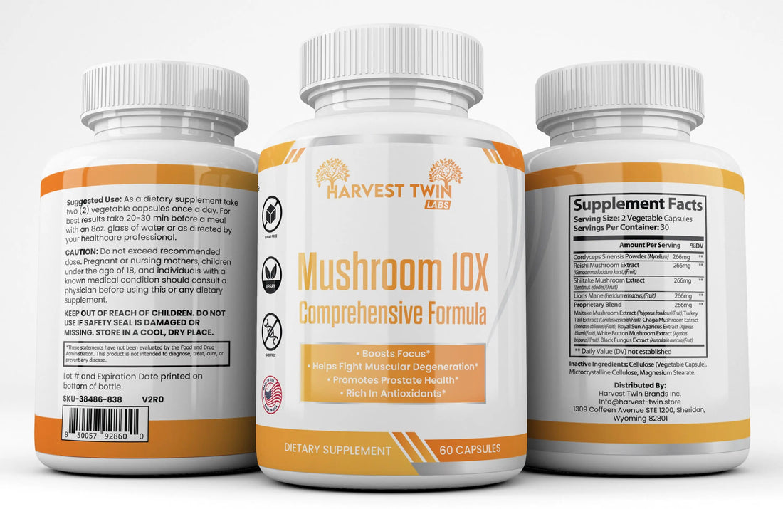 Mushroom 10X Harvest Twin Labs