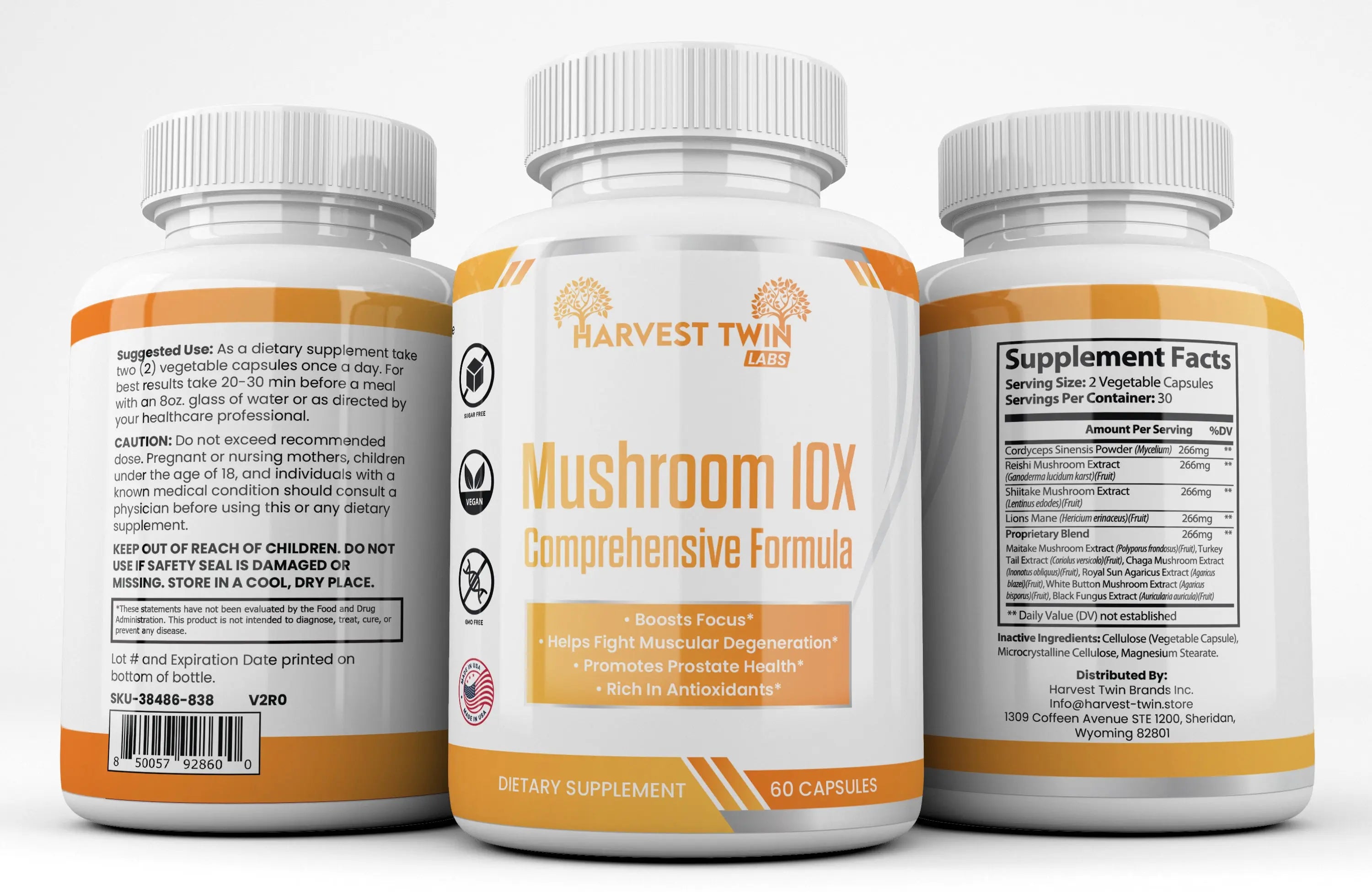 Mushroom 10X Harvest Twin Labs