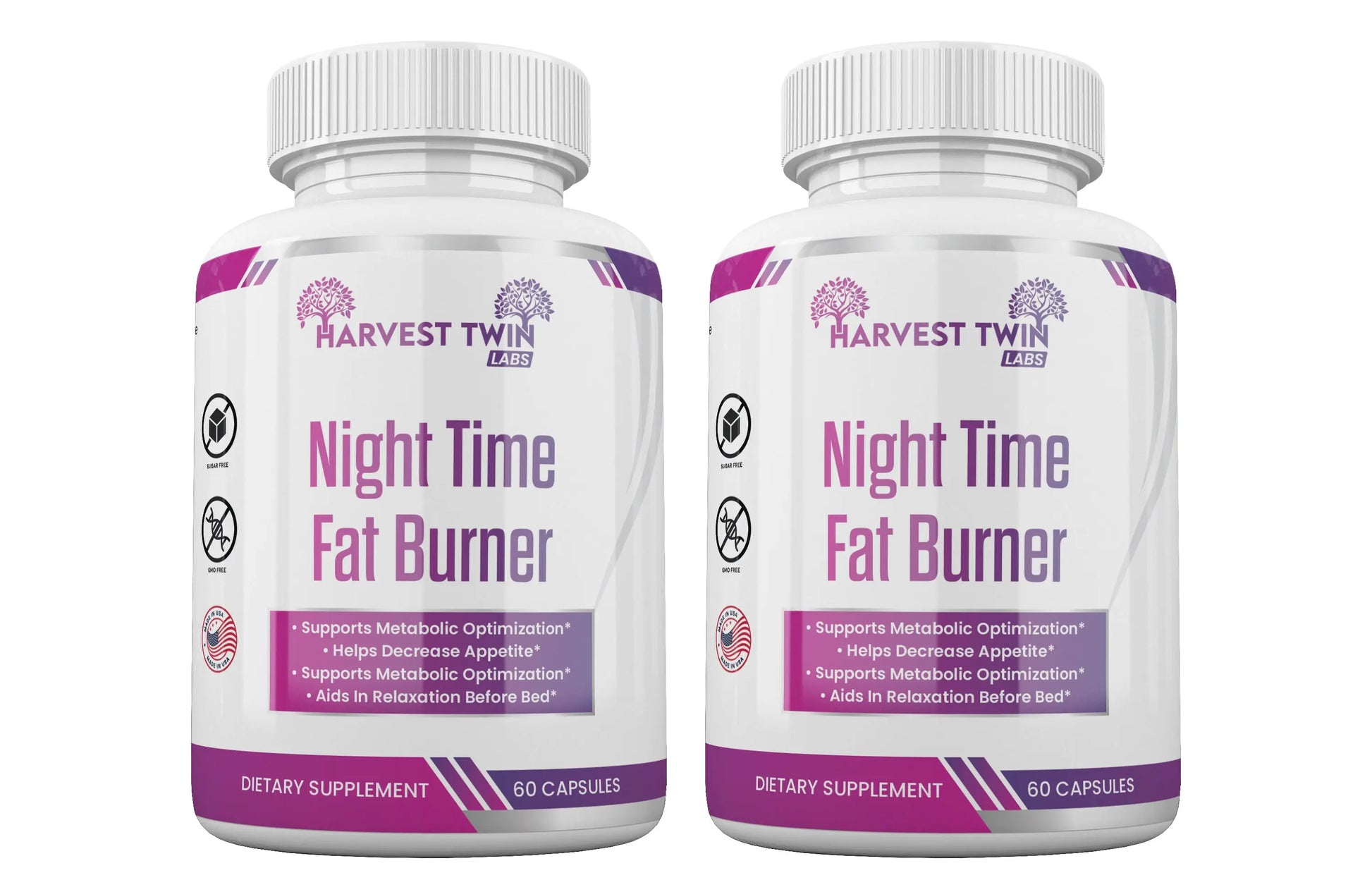 Night Time Fat Burner Harvest Twin Labs 2-Pack