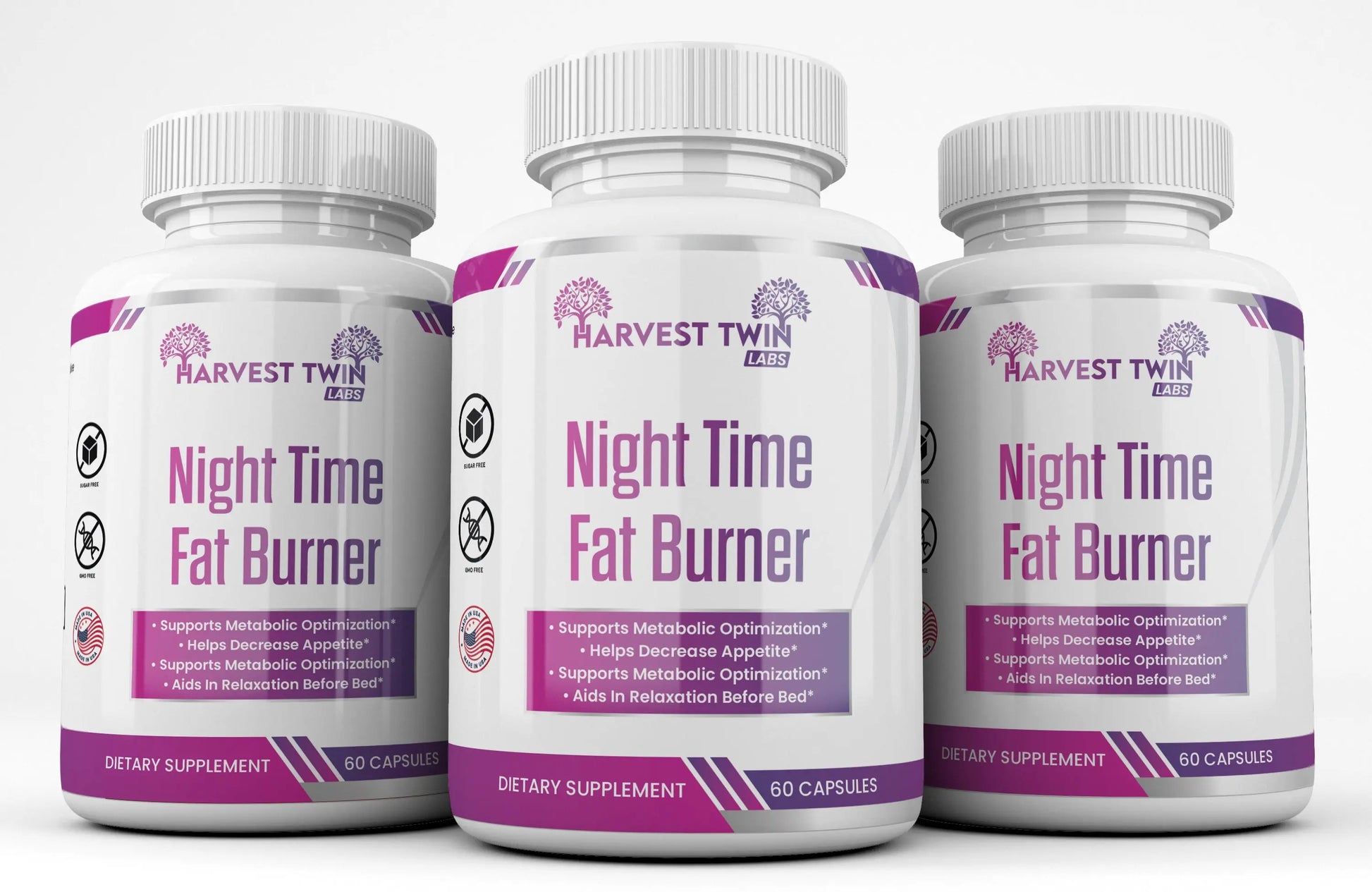 Night Time Fat Burner Harvest Twin Labs 3-Pack