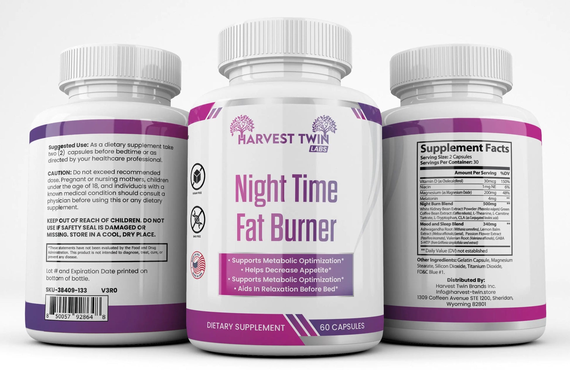 Night Time Fat Burner Harvest Twin Labs