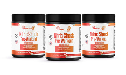 Nitric Shock Pre-Workout (Watermelon) Harvest Twin Labs 3-Pack