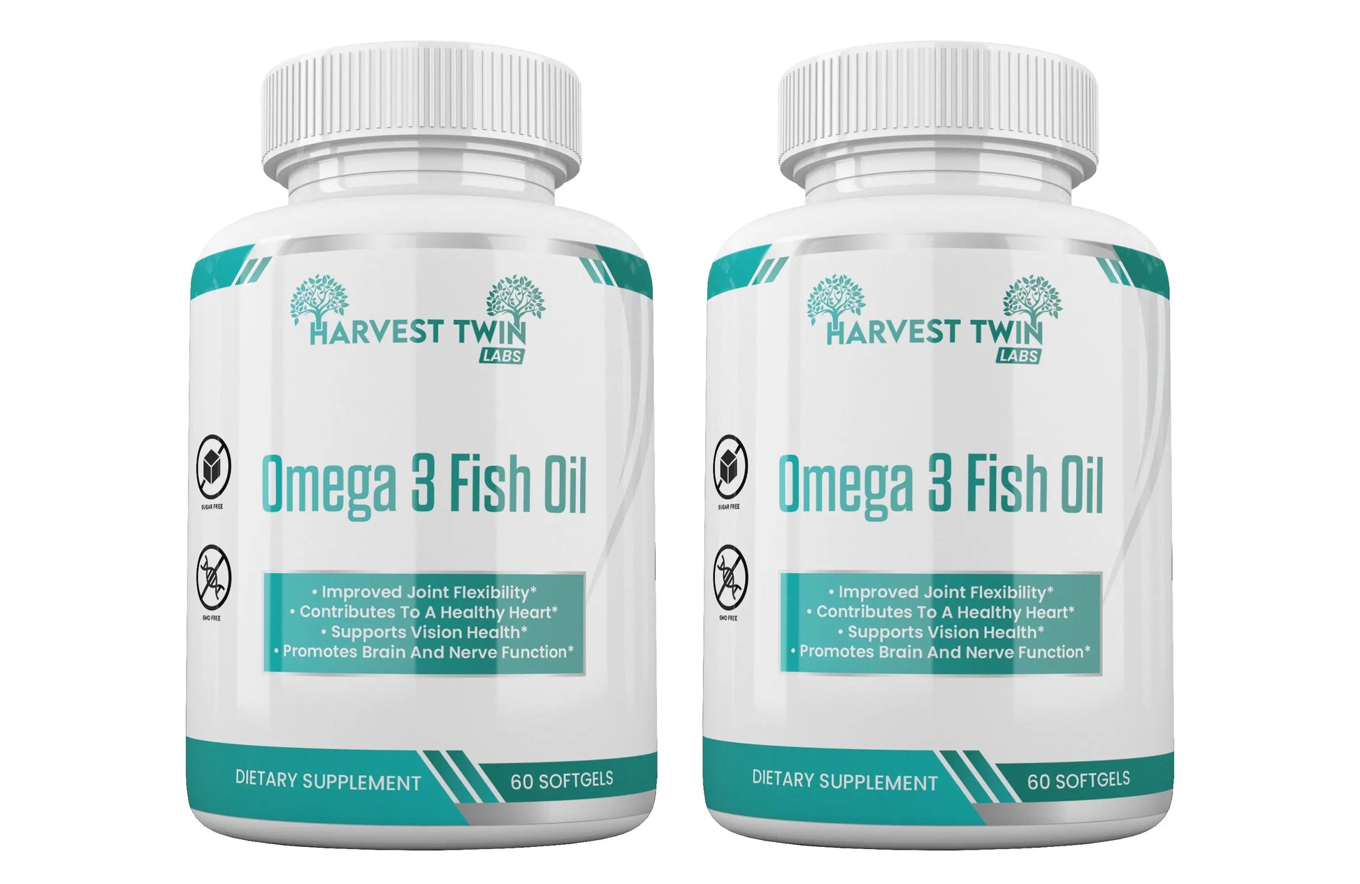 Omega 3 Fish Oil Harvest Twin Labs 2-Pack