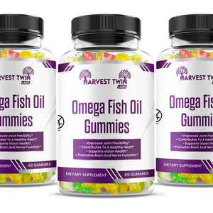 Omega Fish Oil Gummies Harvest Twin Labs 3-Pack