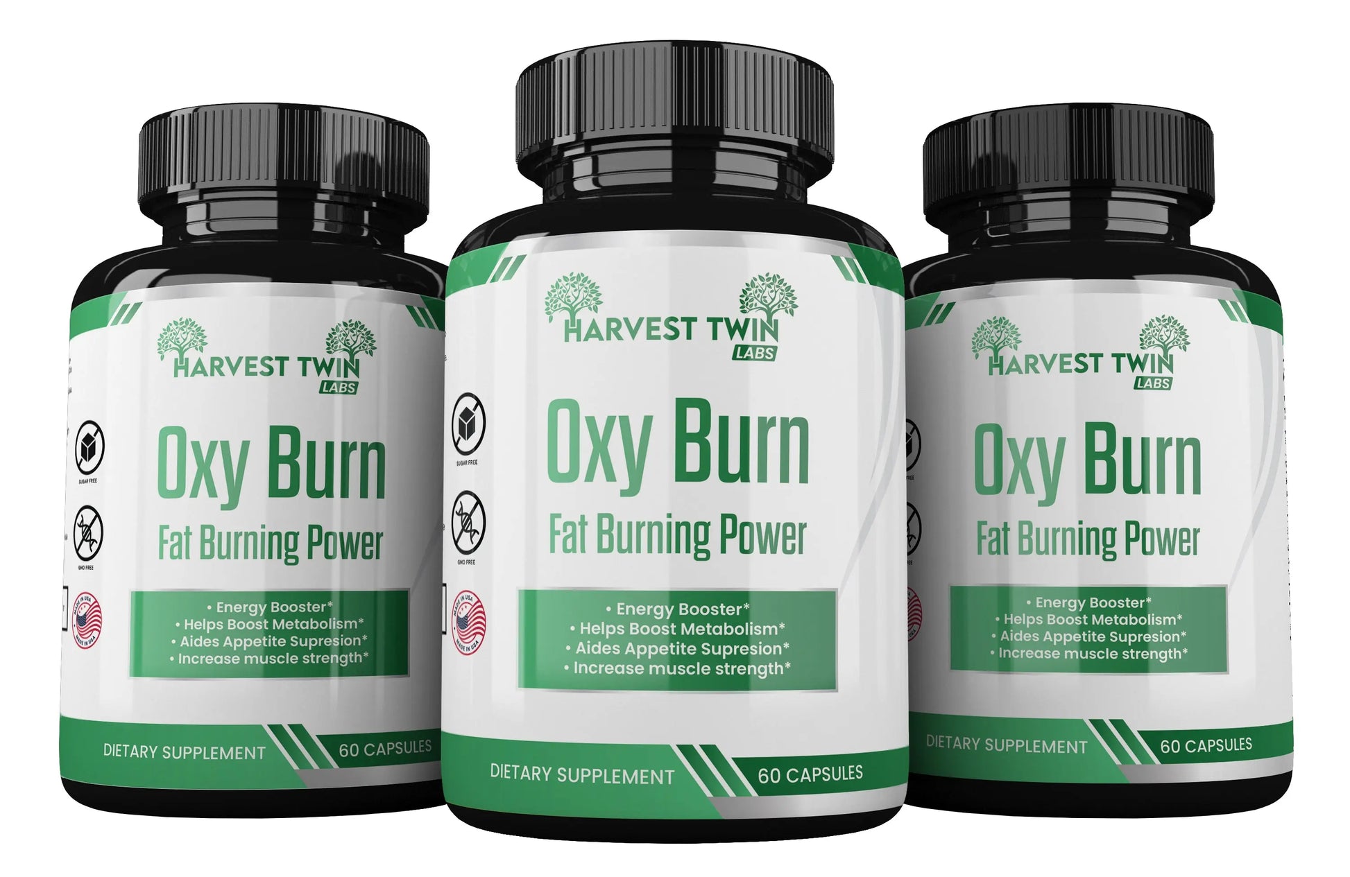 Oxy Burn Harvest Twin Labs 3-Pack