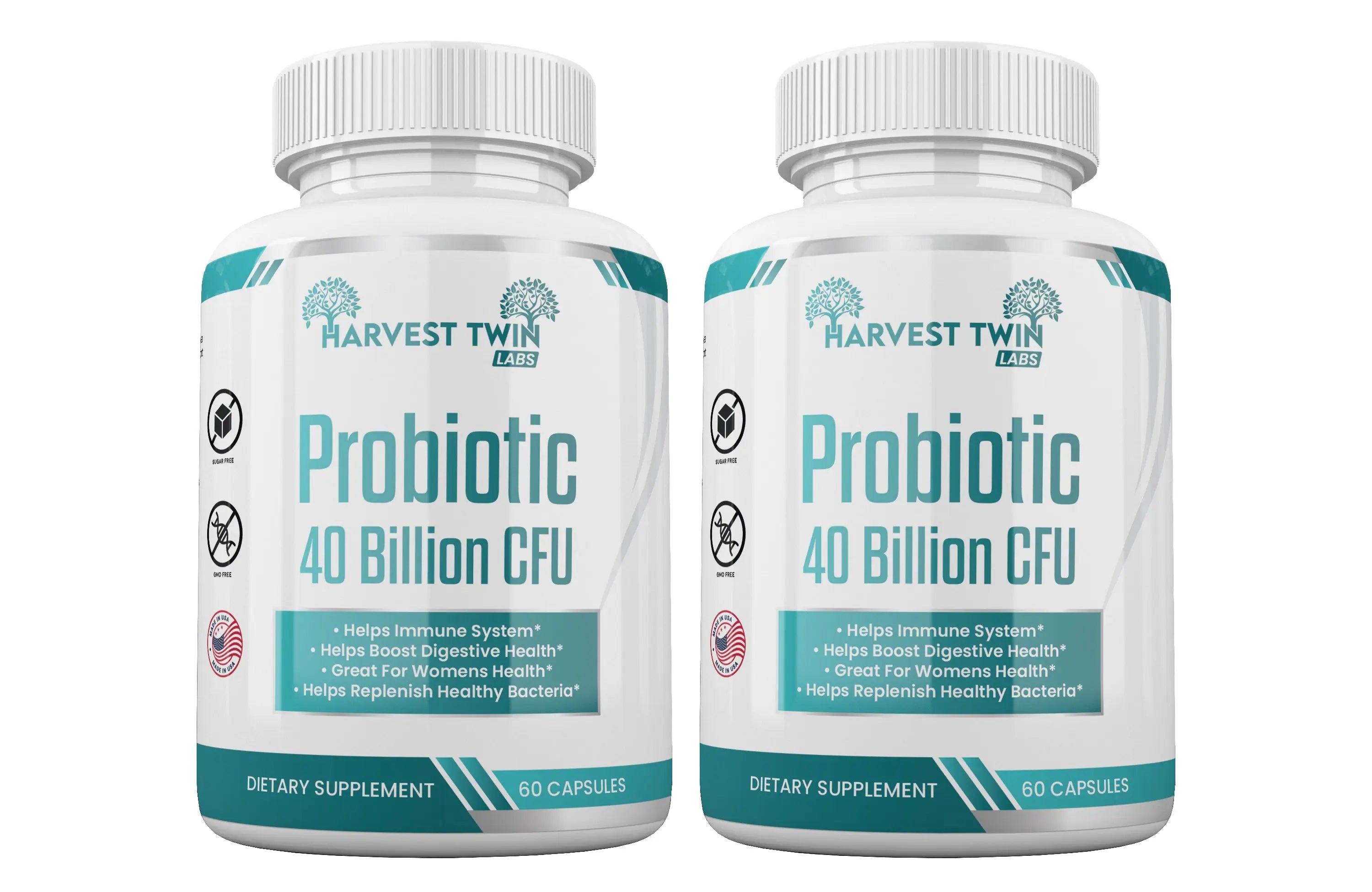 Probiotic - 40 Billion CFU Harvest Twin Labs 2-Pack