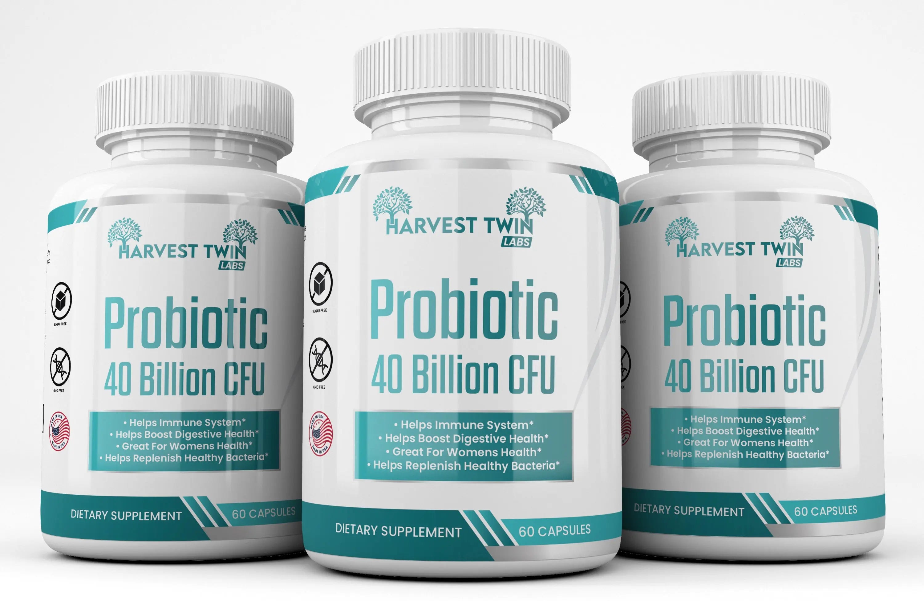 Probiotic - 40 Billion CFU Harvest Twin Labs 3-Pack