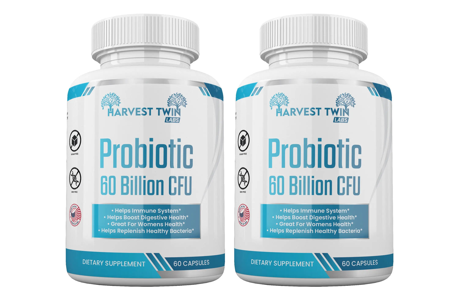 Probiotic 60B Harvest Twin Labs 2-Pack